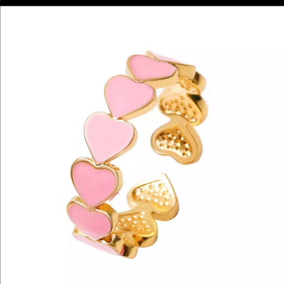 2 Adjustable Heart Rings - Picture 2 of 2